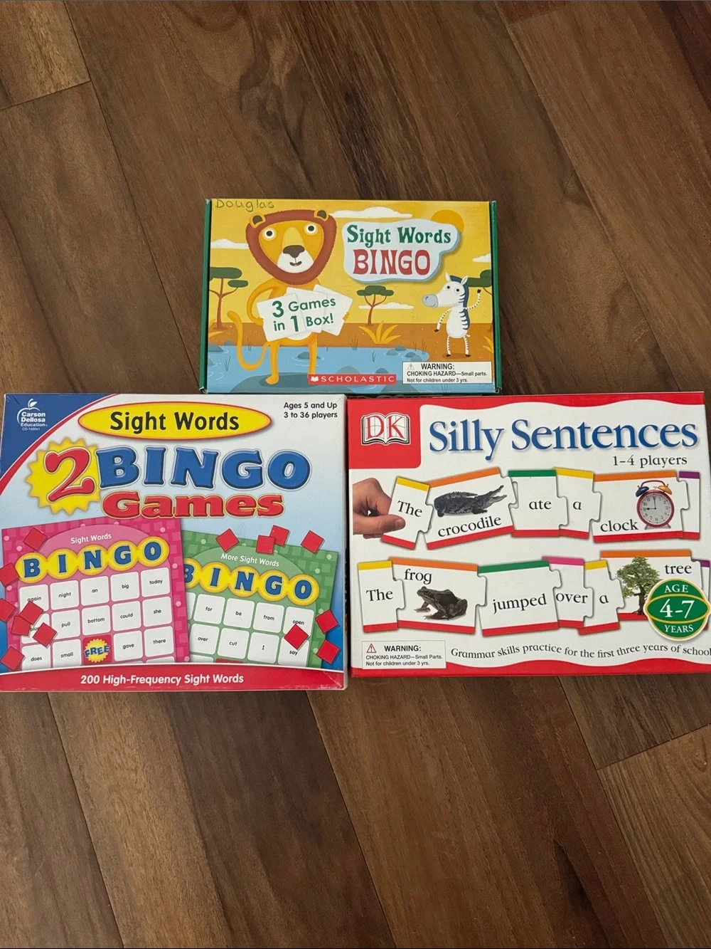 Sight Word Games by Scholastic, Carson Delosa and DK